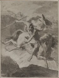 Mort de Marcus Curtius, 1799