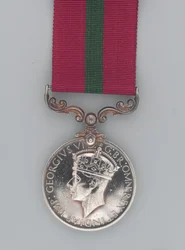 Médaille de long service et de bonne conduite, sergent-major régimentaire Hassan Jabir, The King