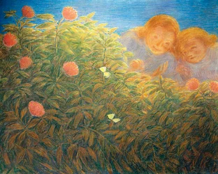 Fleurs et papillons