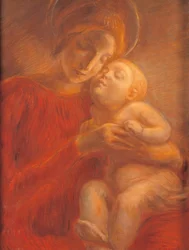 Marie avec enfant