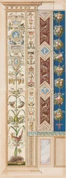 Pilastre Loggia XI (Ornement avec porc-épic)