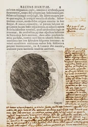 Sidereus Nuncius (Messager des étoiles) avec dessins des phases et de la surface de la Lune