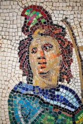 Mosaïque romaine représentant Orphée jouant de la lyre