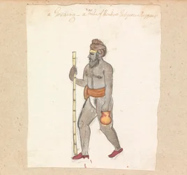 Un Gosiag - Une tribu de mendiants religieux hindous