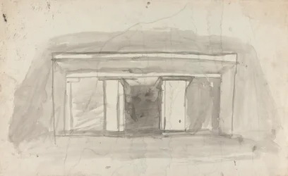 Croquis de la vallée et du village d