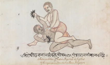 Deux Jeyties Luttant