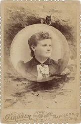 Portrait de femme, années 1890 (photo)