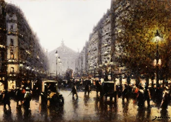Une scène de rue, Paris