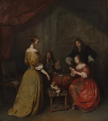 La Partie de cartes, vers 1665
