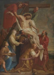La descente de croix, vers 1640 -1650 (huile sur toile)