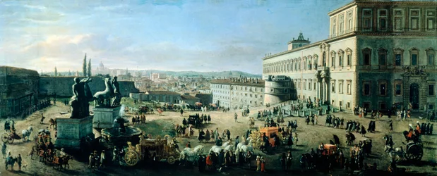Place et Palais de Monte Cavallo