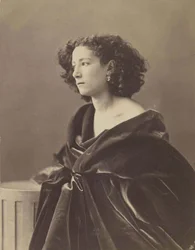 Portrait de Sarah Bernhardt 1844-1923, 1864