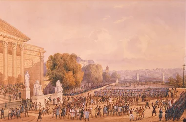 Insurrection devant le Palais Bourbon, 15 mai 1848