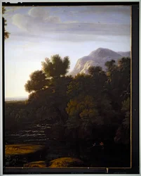 Paysage italien (détail)