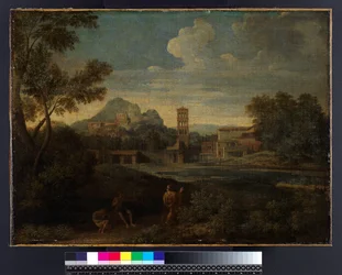 Paysage avec figures, avant 1675