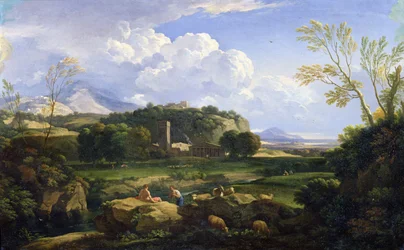 Vue de la campagne romaine