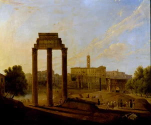 Rome : vue du Forum vers le Capitole