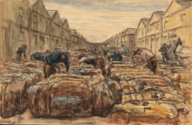 Les docks de coton. Port du Havre