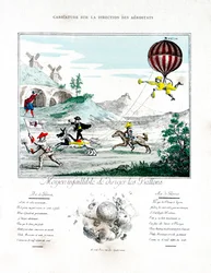 Caricature sur la direction de l