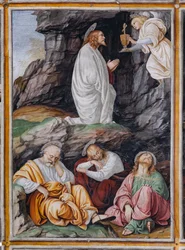 Christ priant au Jardin de Gethsémani (détail)