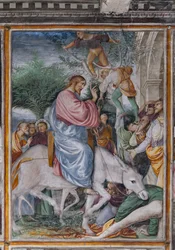 Détail de "Christ entrant à Jérusalem", de "La vie et la Passion du Christ"