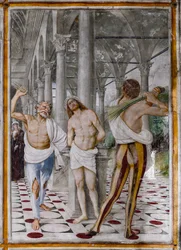 Détail de la Flagellation du Christ