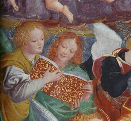 Le Concert des Anges, 1534-36 (détail)