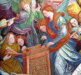 Le Concert des Anges, 1534-36 (détail)