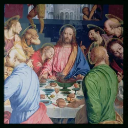 La Cène, (détail)
