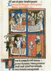Vie et miracles de la Vierge (parchemin)