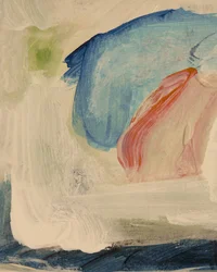 Flux abstrait de corail bleu