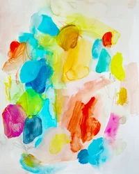 Formes abstraites colorées
