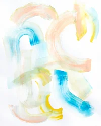Des traits fluides aux couleurs pastel