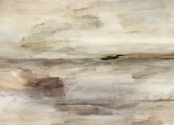 Paysage neutre et brumeux