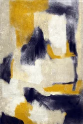 Or moderne et indigo