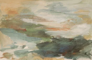 Paysage abstrait serein