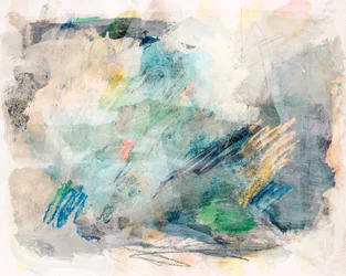 Abstrait bleu-vert serein