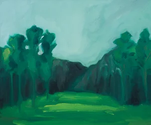 Jardin 1, 2019 (huile sur toile)