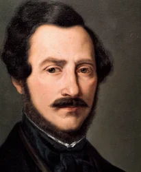 Portrait du compositeur italien Gaetano Donizetti (1797-1848)
