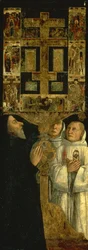 Le cardinal Bessarion avec le reliquaire de Bessarion, vers 1472-3 (tempera sur bois)