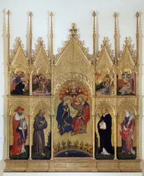 Couronnement de la Vierge et Saints