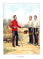 Ingénieurs royaux, c1890