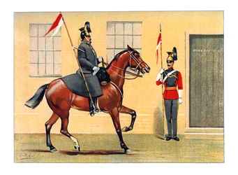 Les 16ème lanciers de la reine, vers 1890