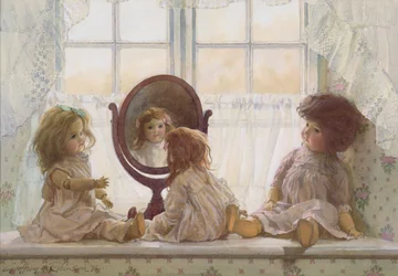 Poupées sur le rebord de la fenêtre, 1986