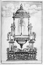 Conception de fontaine, 1664