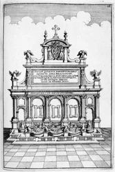 Conception de fontaine, 1664