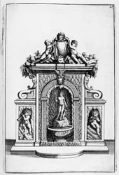 Conception de fontaine, 1664