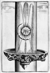 Conception de fontaine ornementale, 1664