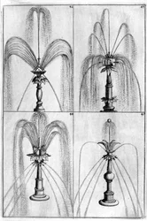 Conception de fontaine ornementale, 1664