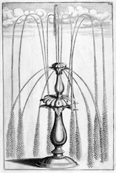 Conception de fontaine ornementale